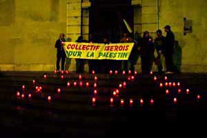 Rassemblement contre les massacres à Gaza