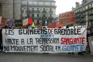 Manifestation à Grenoble le 24 février 2007