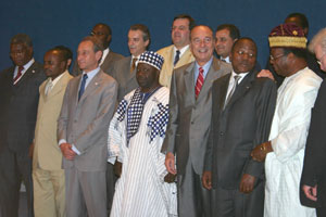 Sommet de la Francophonie à Ouagadougou en 2005